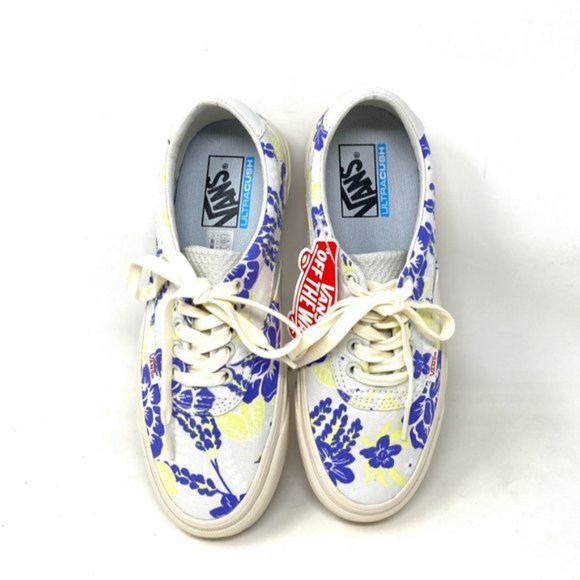 💖MEGA SALE💖VANS Acer Mesh Ni Sp Barely  Women  White Blue Canvas  VN0A5DXZ3X6 - Picture 4 of 10